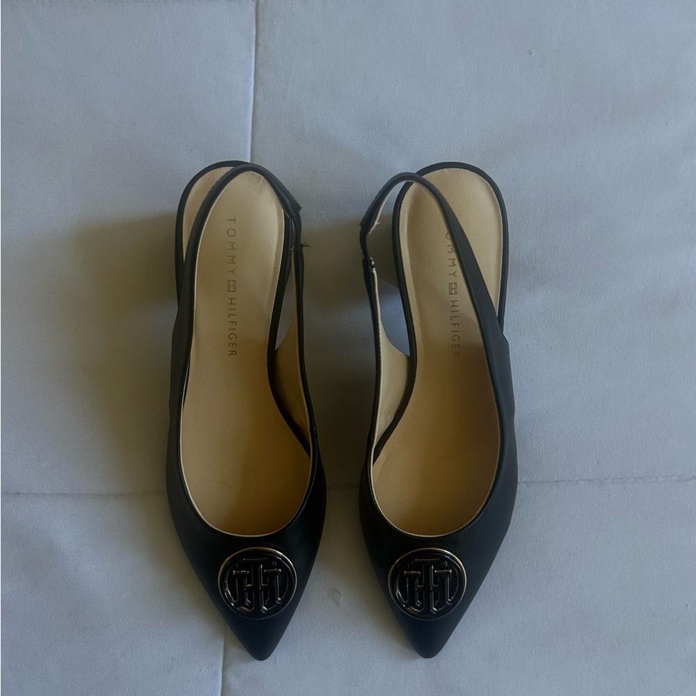 NEW Tommy Hilfiger black women's slingback shoes SIZE 7